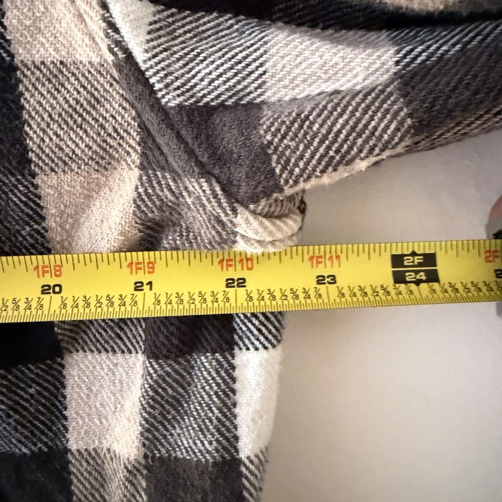 Y2K Diesel Plaid Flannel Overshirt Jacket Black Tan 100% Cotton XL Workwear - Picture 5 of 7
